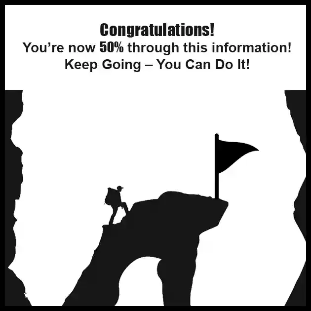 Religious mountain climber progress 50 percent